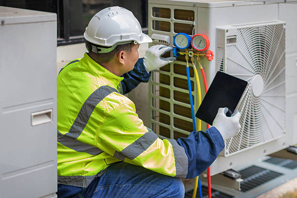 Professional Hvac technician working in Scituate, MA